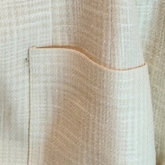 Vintage Levi's Menswear Textured Woven Blazer - Made in USA  24”‎ PTP 30” L 70s - Picture 8 of 8